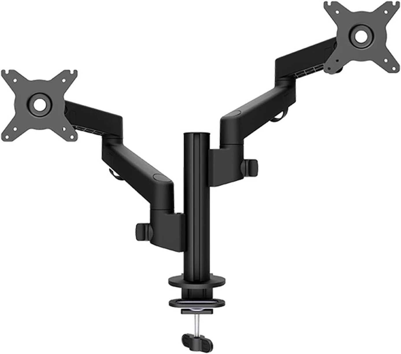 The dual-arm monitor installation desktop stand supports 13-32-inch computer dual screens, height-adjustable and rotating at any angle.