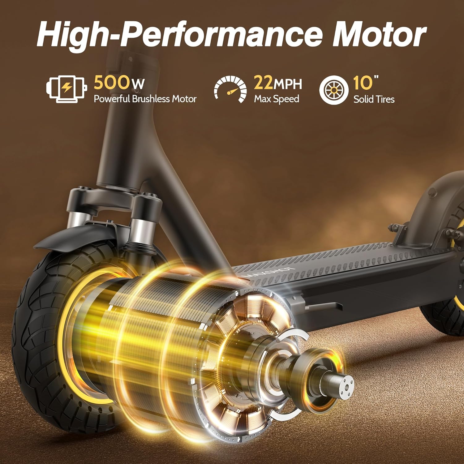 MAXSHOT Electric Scooter Adults, Foldable Electric Scooter with Seat & Basket, 750W Peak Motor, 48V 10.4Ah Battery, 14