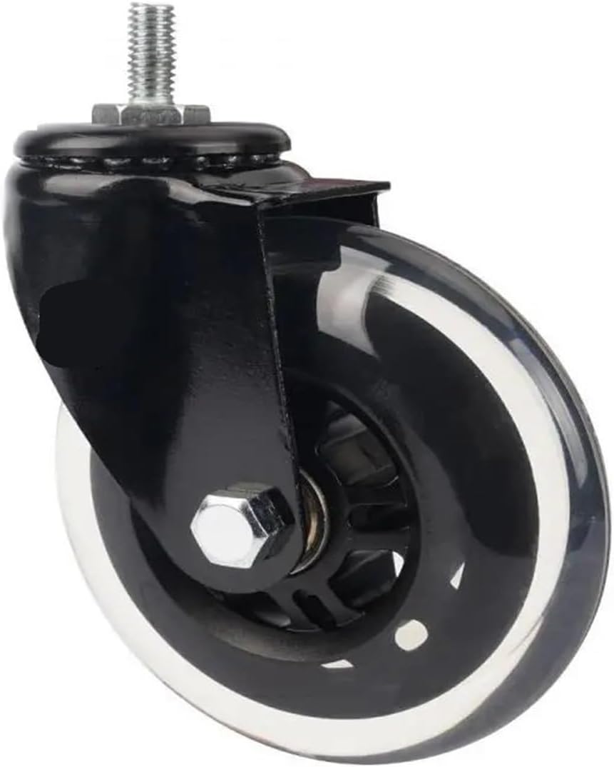 5 pieces/lot casters 4 inches screw roller scooter twisting wheel silent polyurethane