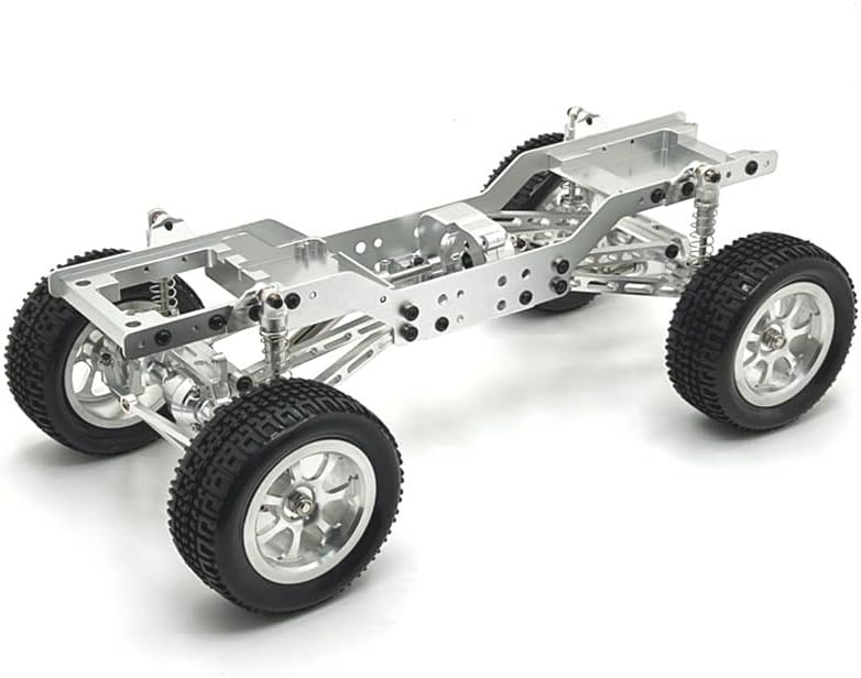 Metal Upgrade and Modification Front and Rear Door Bridges Frame Chassis for MN Model 1/12 MN168 RC Car Parts(Black)