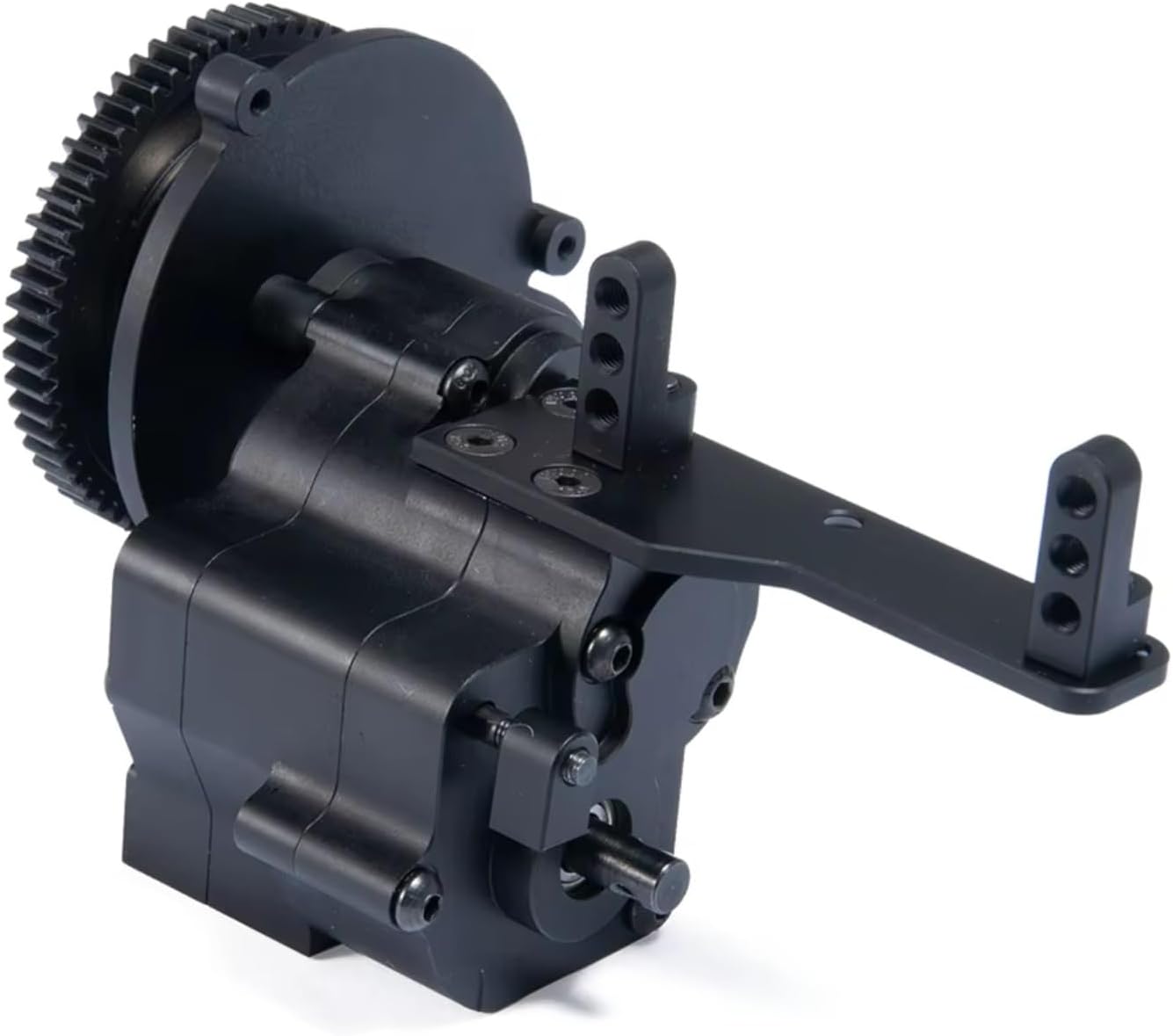 RC Gearboxes For Axial For Wraith RR10 90048 90018 90053 1/10 Aluminum 2 Speed Transmission Center Gearbox Cover RC Crawler Car Parts(Gearbox and Cover)