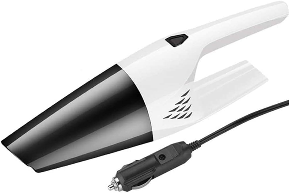 LSHAOBO Powerful Wired Car Vacuum Cleaner Portable Handheld 120W Office Home Wired Handheld Vacuum Cleaner(Color:White)
