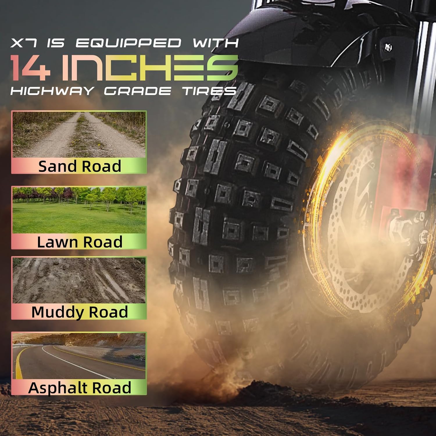 8000W Dual Motor Electric Scooter for Adults - 56 MPH 90 Mile Range 14