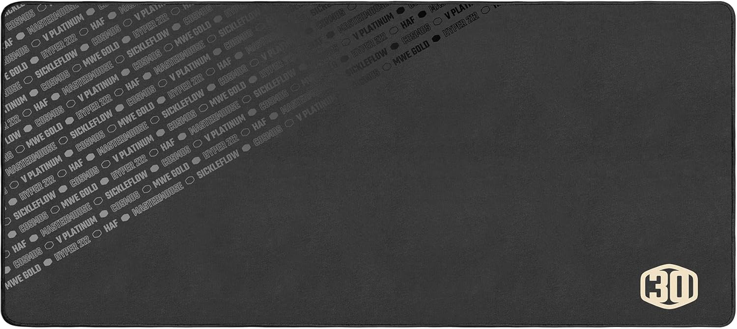 Cooler Master MP511 XL 30th Anniversary Gaming Mouse Pad with Splash-Resistant,Durable Cordura Fabric, Anti-Slip Rubber Base for Gaming Mouse (MP-511-CBEC3)