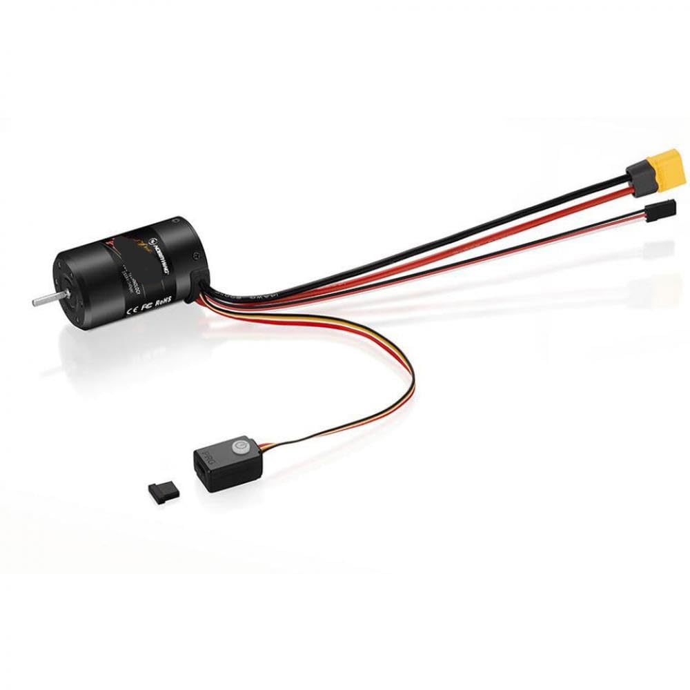 QuicRun SE 1800KV Brushless Sensory Motor with 40A ESC Compatible with 1/10 Scale RC Climbing Vehicles
