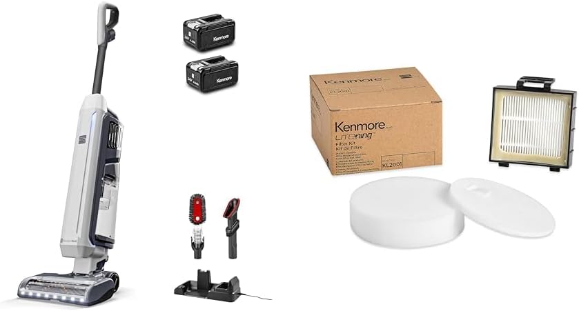 Kenmore CU7005 Litening 24V Cordless Upright Vacuum KL2001 Litening Cordless Upright HEPA Filter Kit for Models: CU7001, CU7005