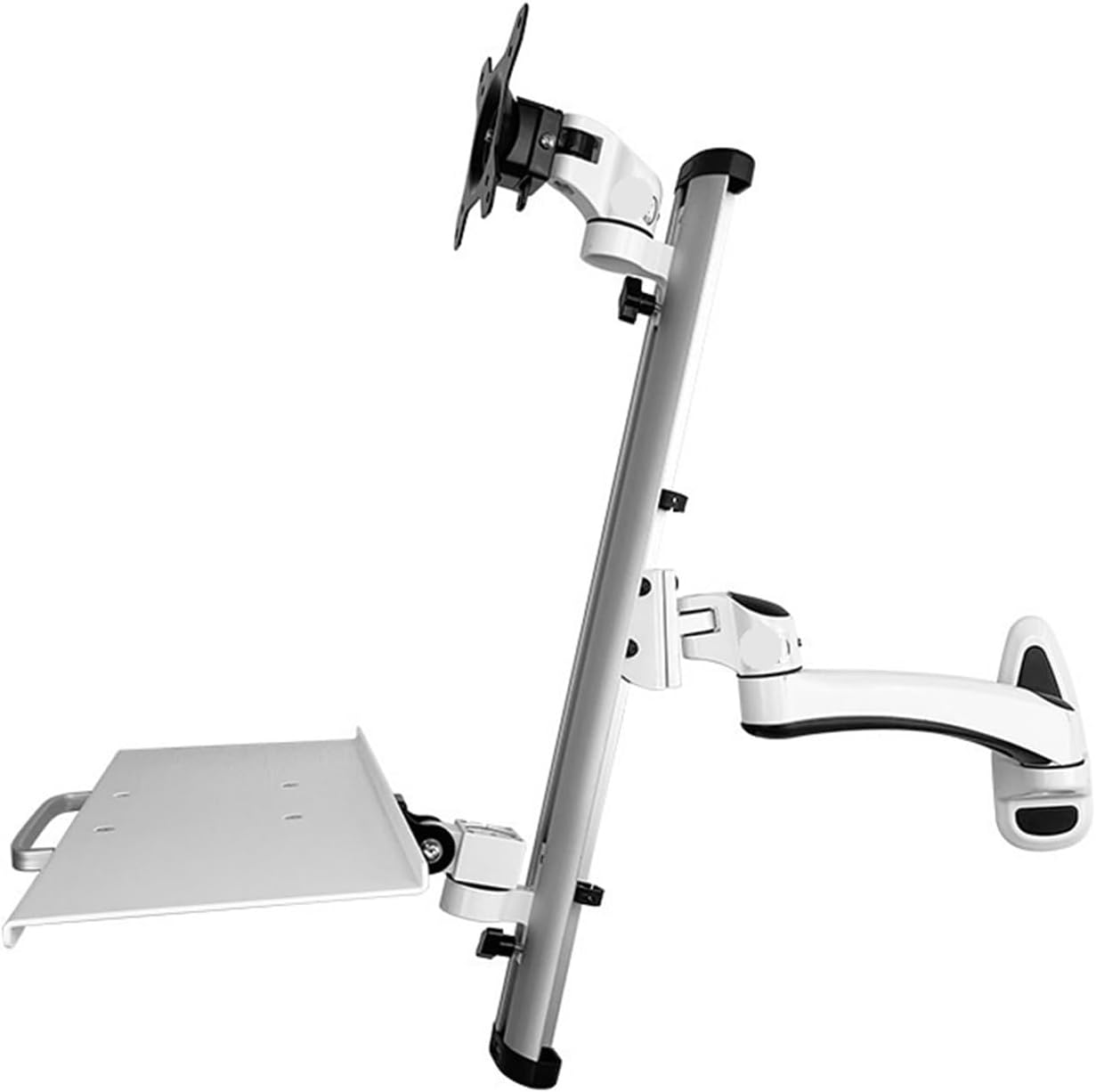 Monitor Stand Screen Keyboard Tray Wall-Mounted WS04B Telescopic Rotating Industrial Computer