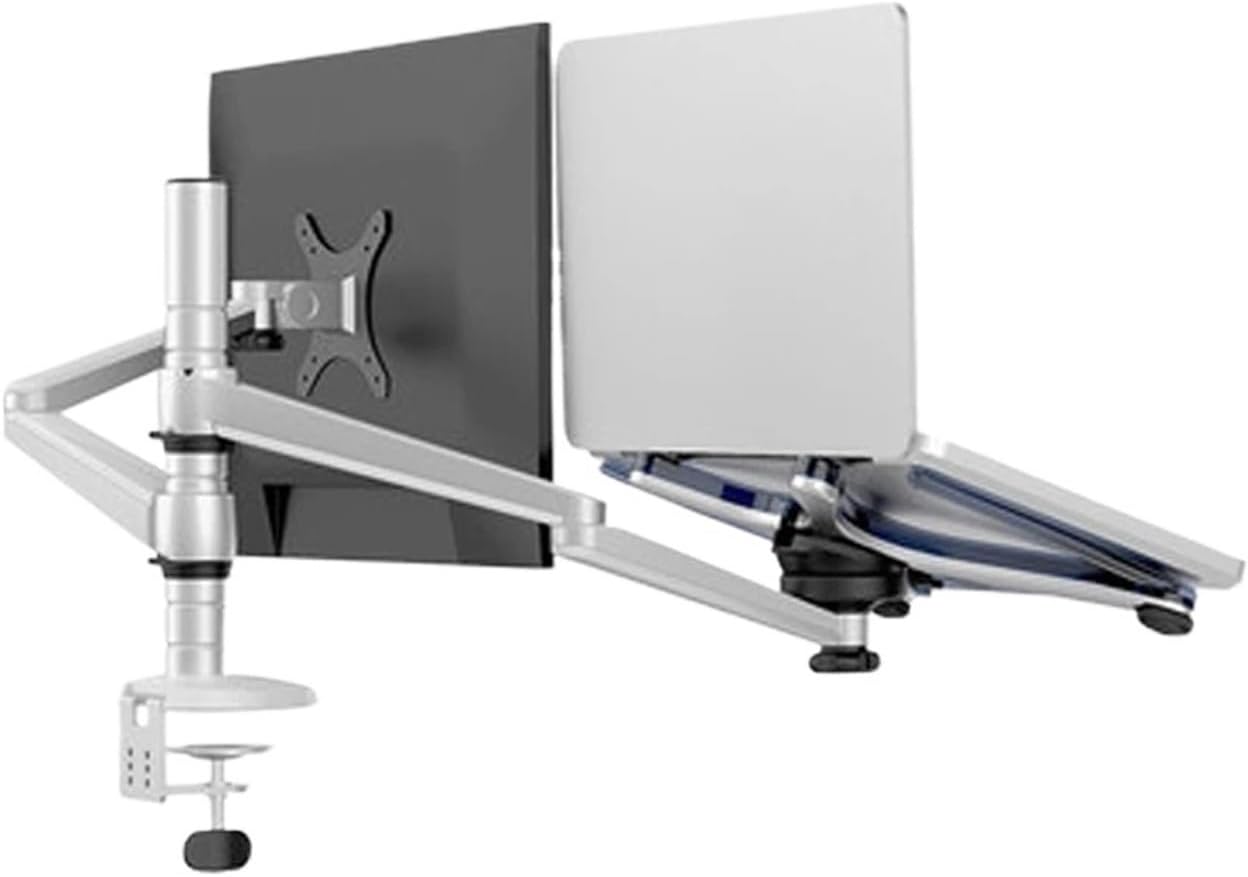 OA-7X Desktop 27 Inch LCD Monitor Stand + 10-15.6 Inch Laptop Stand Full Motion