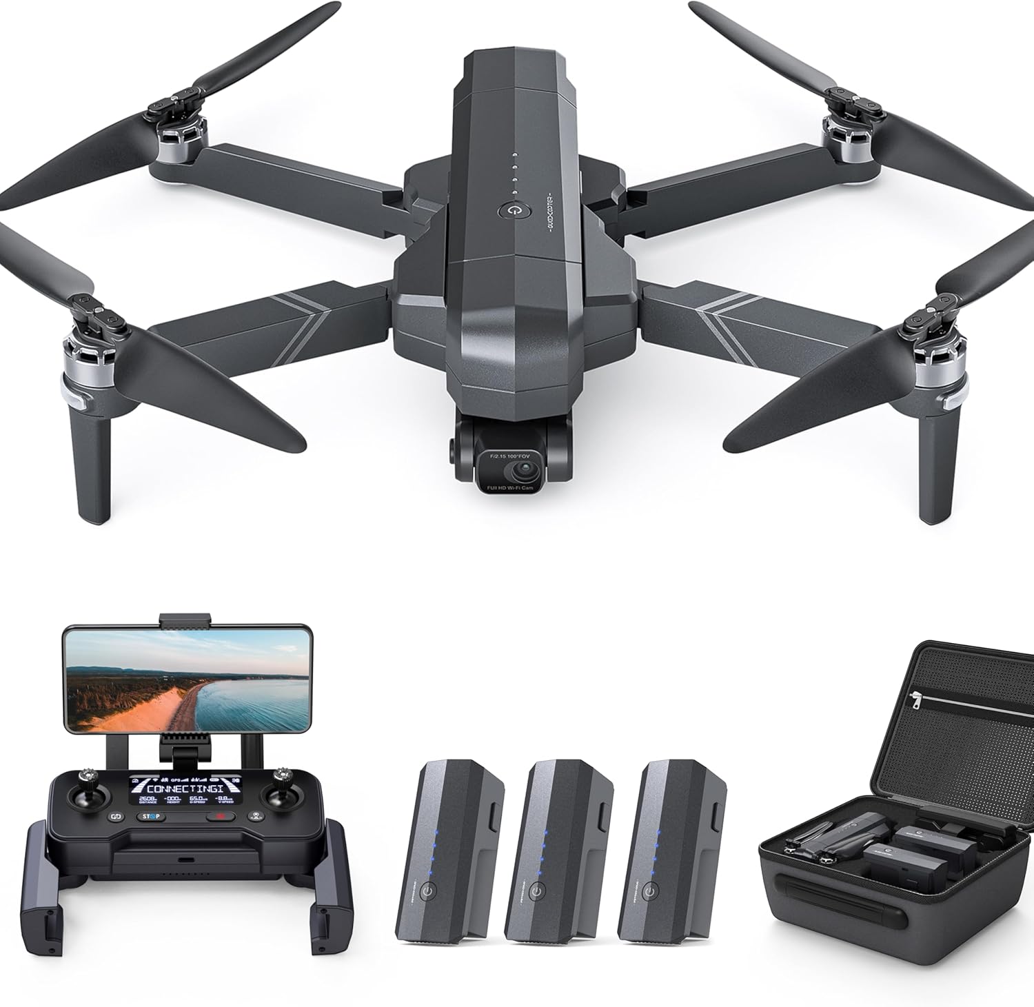 Ruko F11 Drone GIM2 (with 3 batteries)