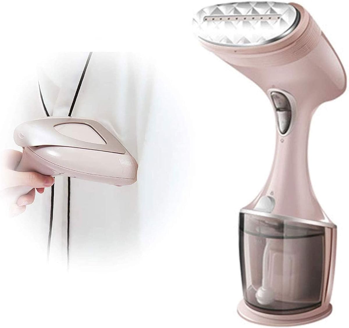 3FLQOOPP Garment Steamer-Portable, Handheld Steamer for Garment and Fabric - Safe and Little Handy - Compact Mini Steamer for Clothing, 260ml Water Tank