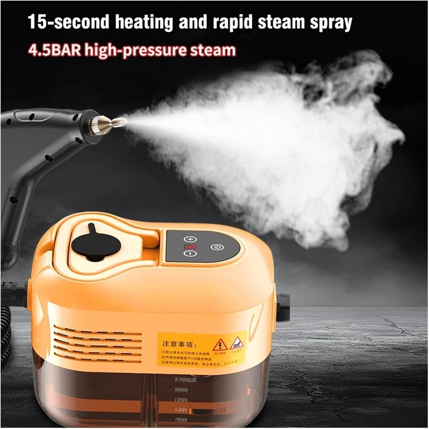 Handheld Household Steam Cleaner - High Pressure & High Temperature Compatible With Air Conditioner, Kitchen, Car, Furniture(L-9,110 V)