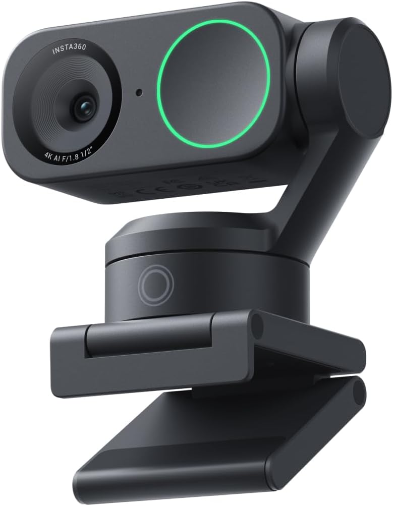 Insta360 Link 2 - PTZ 4K Webcam for PC/Mac, 1/2