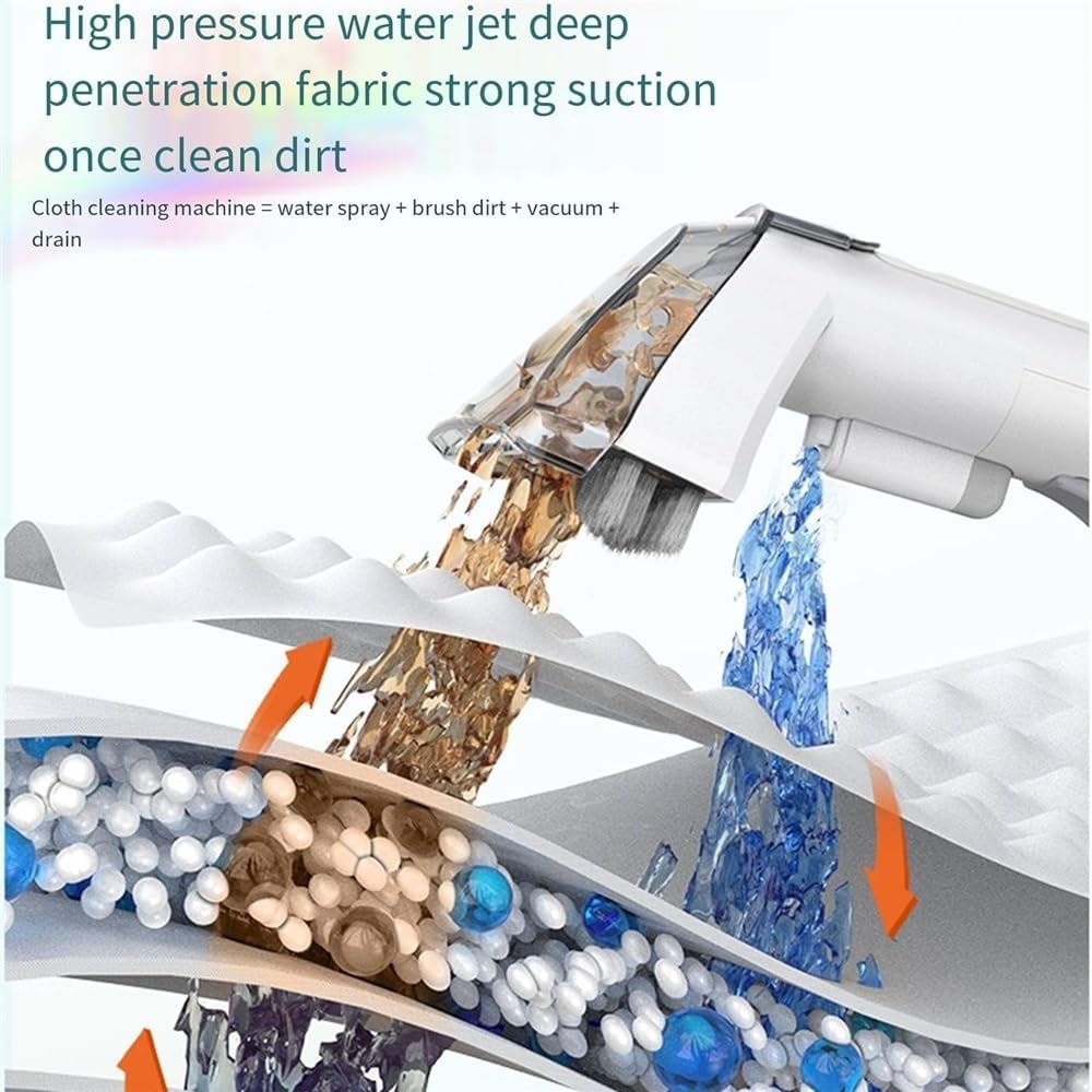 CHIPEL Sofa Carpet Curtain Cleaning Machine Wireless Small Spray Suction All-in-One Machine Home Hotel Vacuum Cleaner