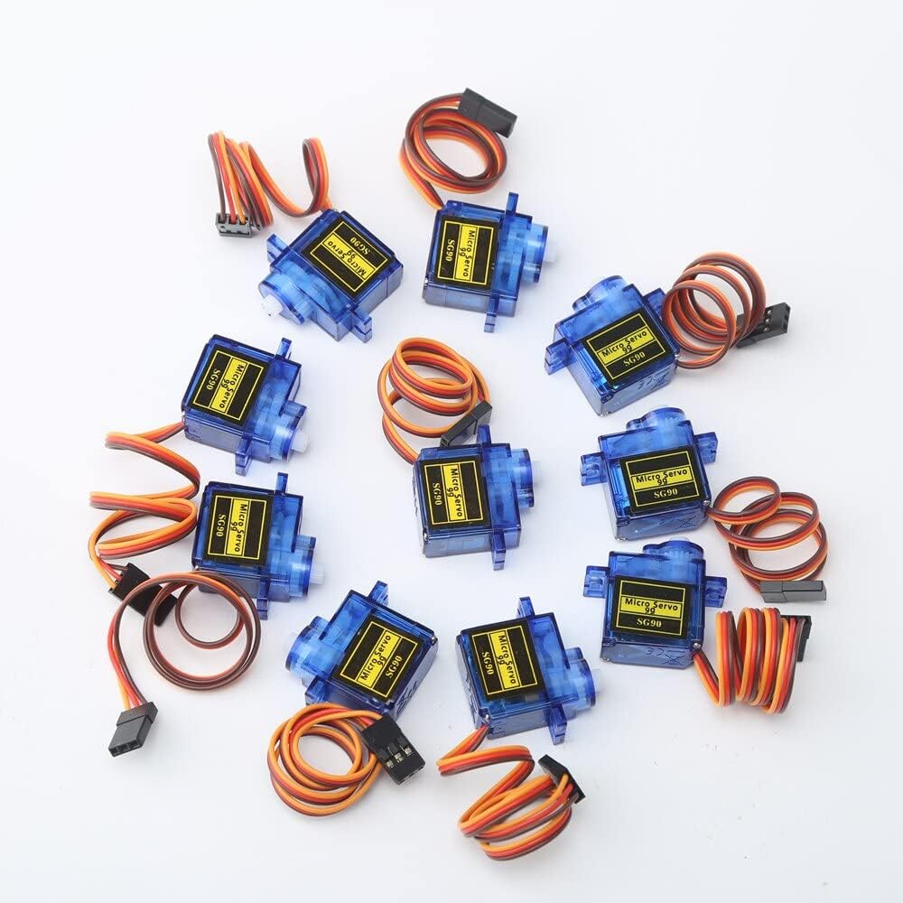 Replacement Part For Mini Micro 9G Servos S Better Than Servo SG90 For RC Fixed Wing Plane Helicopter Car Ship Boat All Categories - (Color: 50PCS)