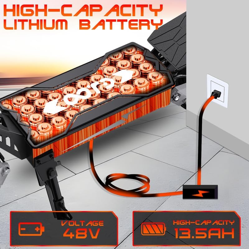 Electric Scooter 900W to 1600W Motor 48V18ah Battery Folding Electric Scooter for Adults 11 Inch Tires Top Speed 30 to 34 MPH Long Range Up to 37 Miles Perfect for Commuting and Leisure