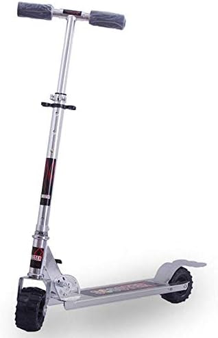 Fold Adult Scooter, Rubber Wheel Kick Scooter-Lightweight Scooters with Adjust Height City Scooter Big Wheel for Boys/Girls/Children/Kids