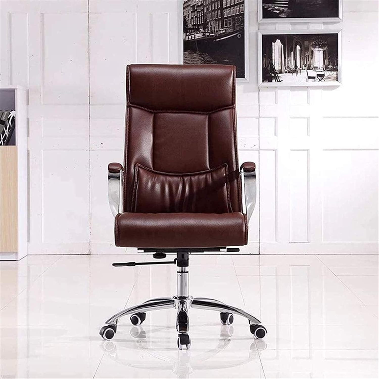 Office s High Back Boss Computer Business Leather Art Manager Desk Executive Arm