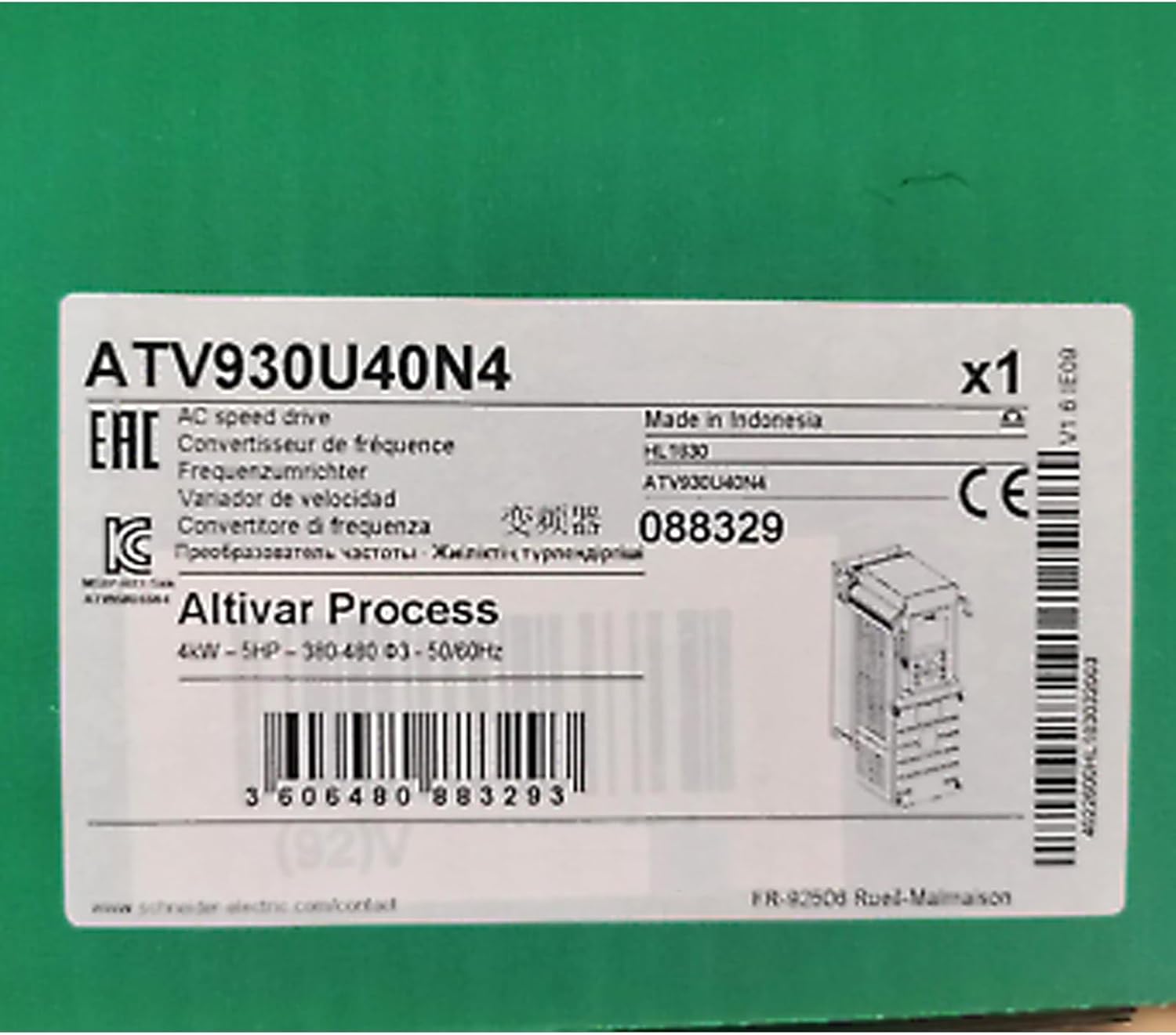 Expedited ATV930U40N4 AC Servo Drive ATV930U40N4 VFD Sealed in Box with 1 Year Warranty Factory Seal
