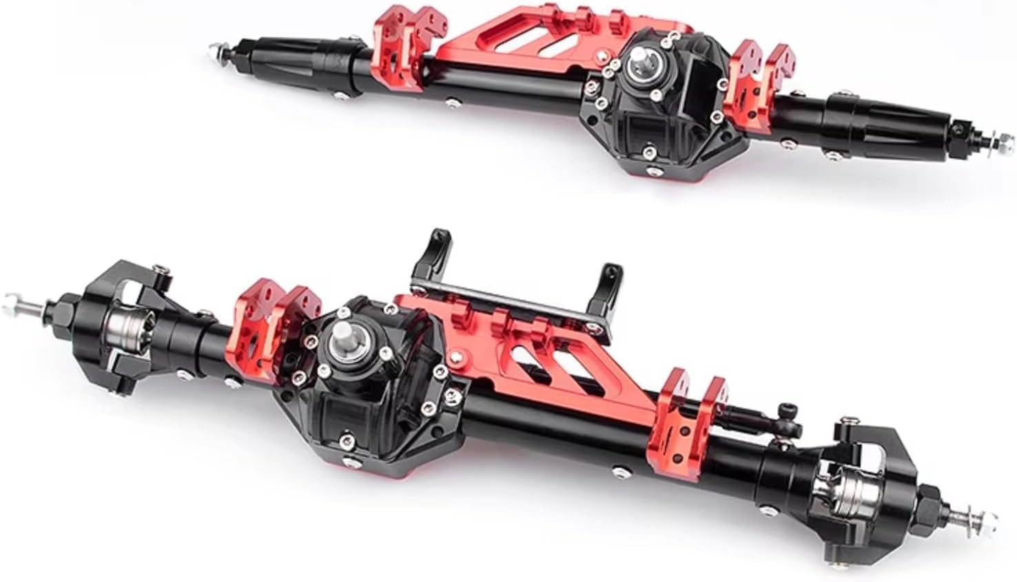 RC Axle Models For Axial For Wraith RR10 90048 For Racing 1/10 CNC Aluminum Front Rear Axle Set Upgrades Parts Accessories RC Crawler Car(1set)