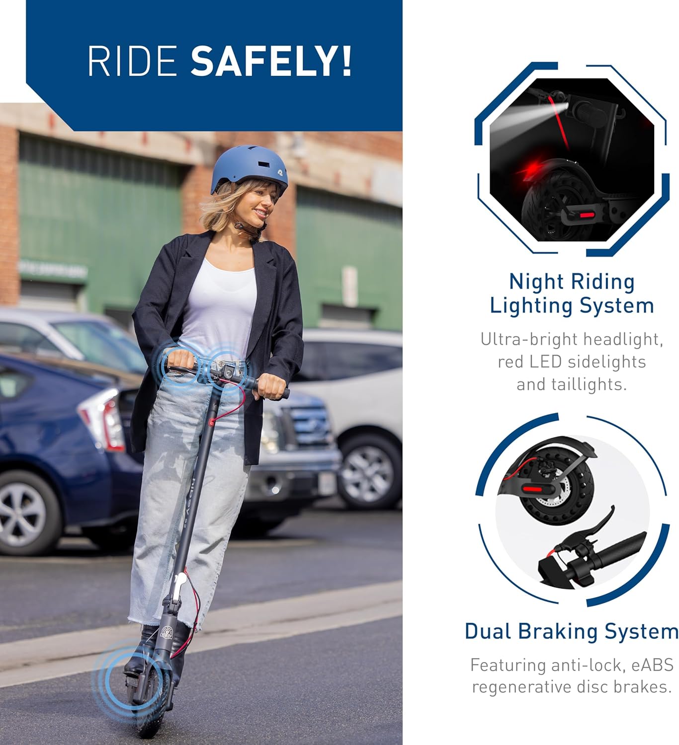 Hiboy S2/S2 MAX Electric Scooter, 350/500W Motor, 8.5/10