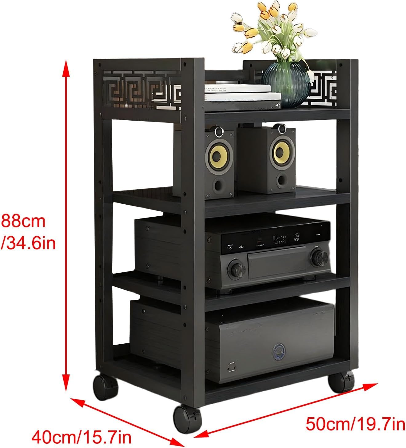 3/4/5-Tier AV Media Player Stand Multifunctional Entertainment Center