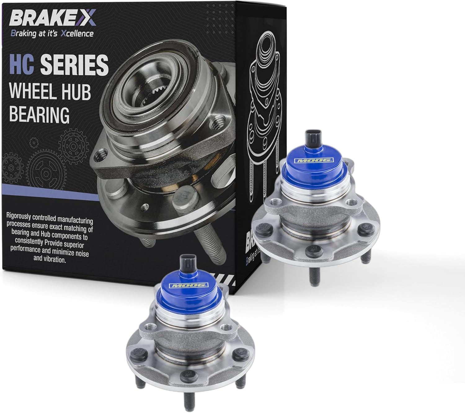 Brake X Front Wheel Bearing and Hub Assembly for 2017 Lexus RC | HC Series Front wheel hub assembly