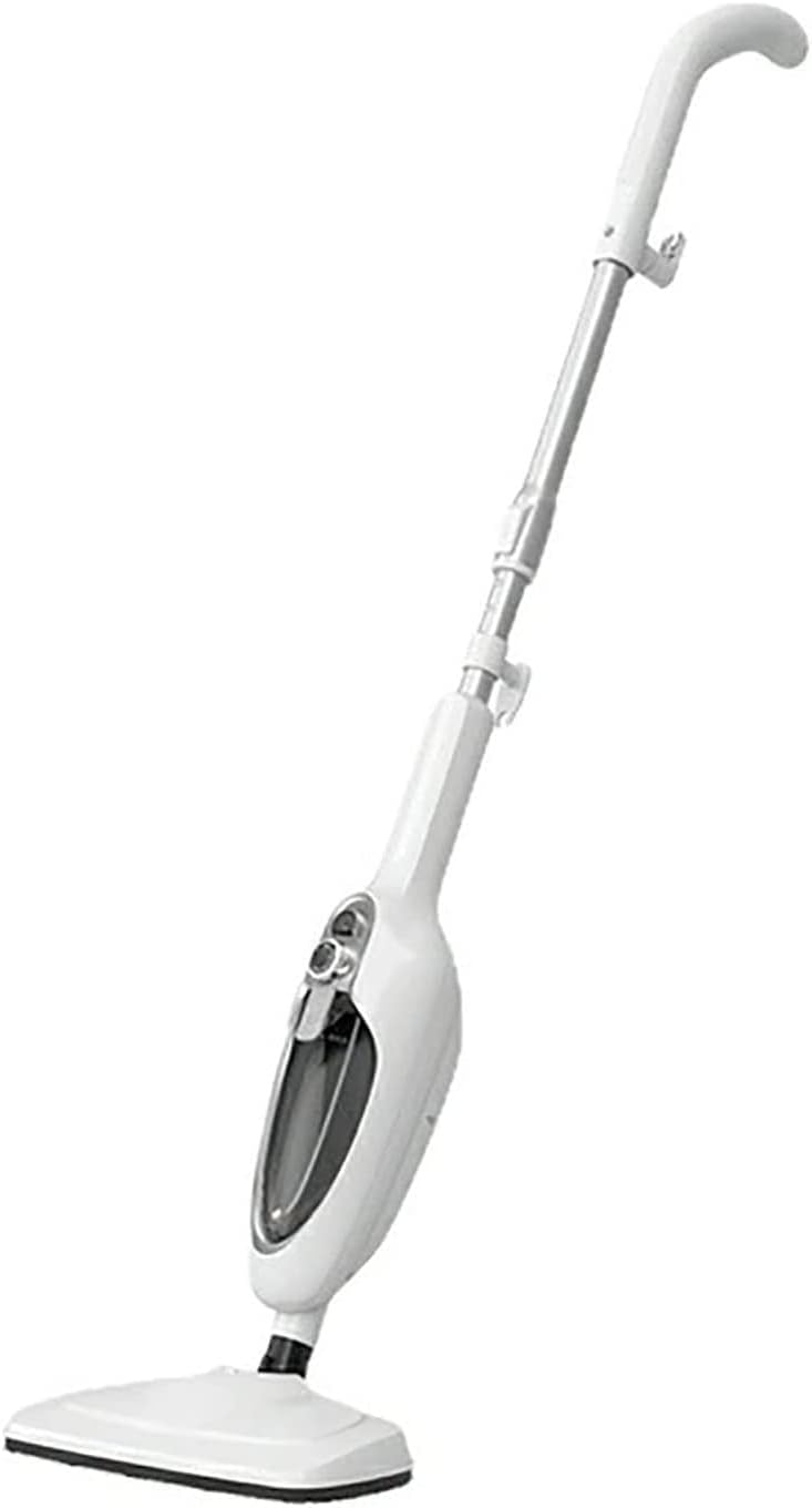 A1DFDFGOQSFG Steam Mop - Detachable Handheld Steam Cleaner, 20ft Power Cord and 300ml Water Tank, Suitable for Hardwood Floor, Carpet, Tile, Laminate, Marble (White)