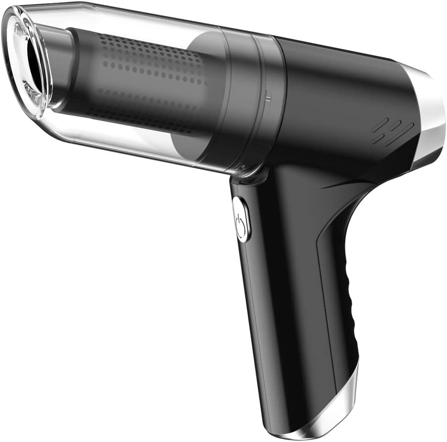 WAGNUS Car Vacuum and Blower Cordless Rechargeable, 12000pa Strong Suction, New Upgrade Wet/Dry Handheld Vacuum Cleaner and Blower, Portable Car Vacuum Cordless Air Blower for Car, Home, Pet Hair (