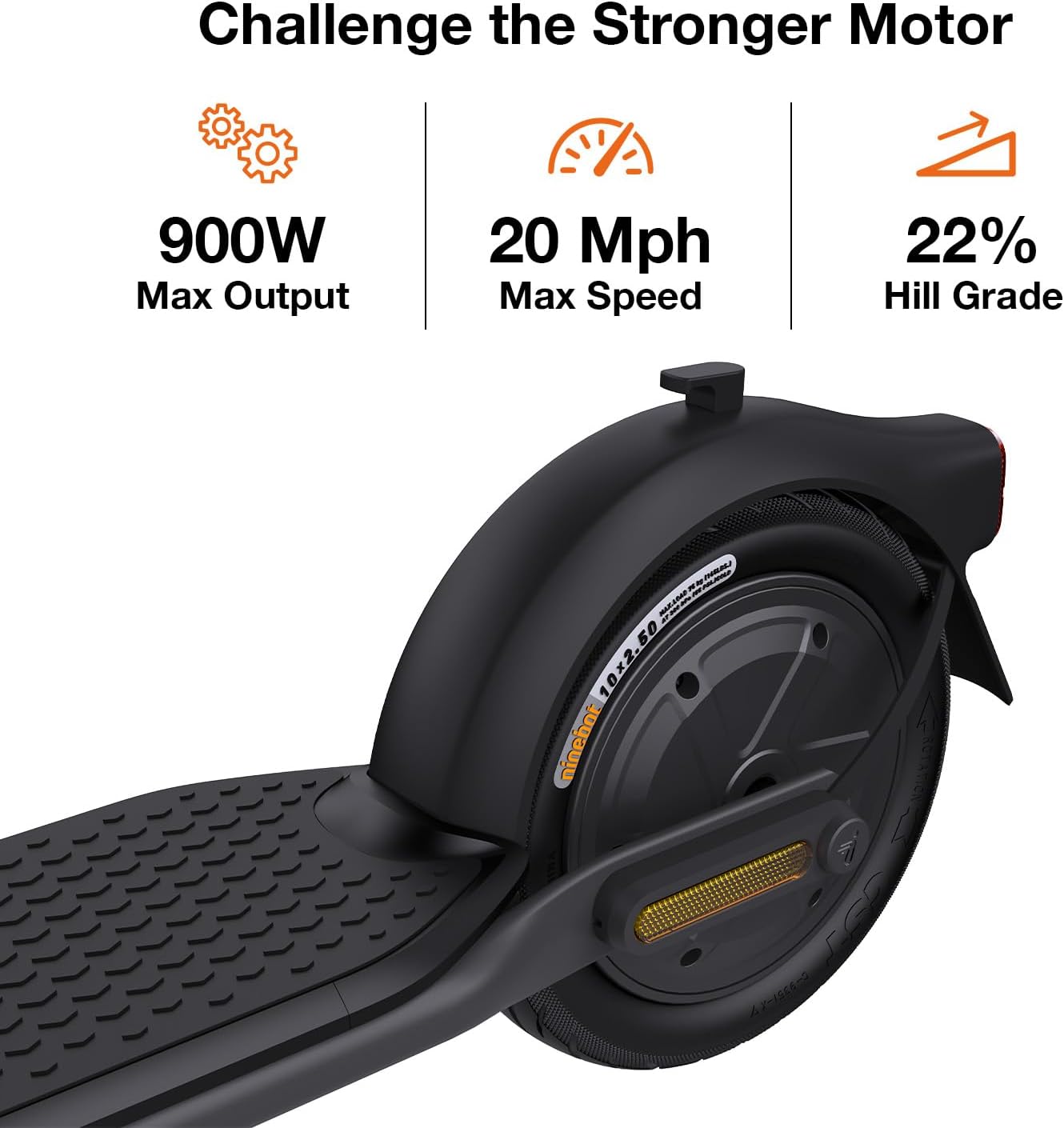 Segway Ninebot F2/F2 Pro Electric Scooter, Up to 20 MPH, Long Range, UL-2271 & UL-2272 Certified