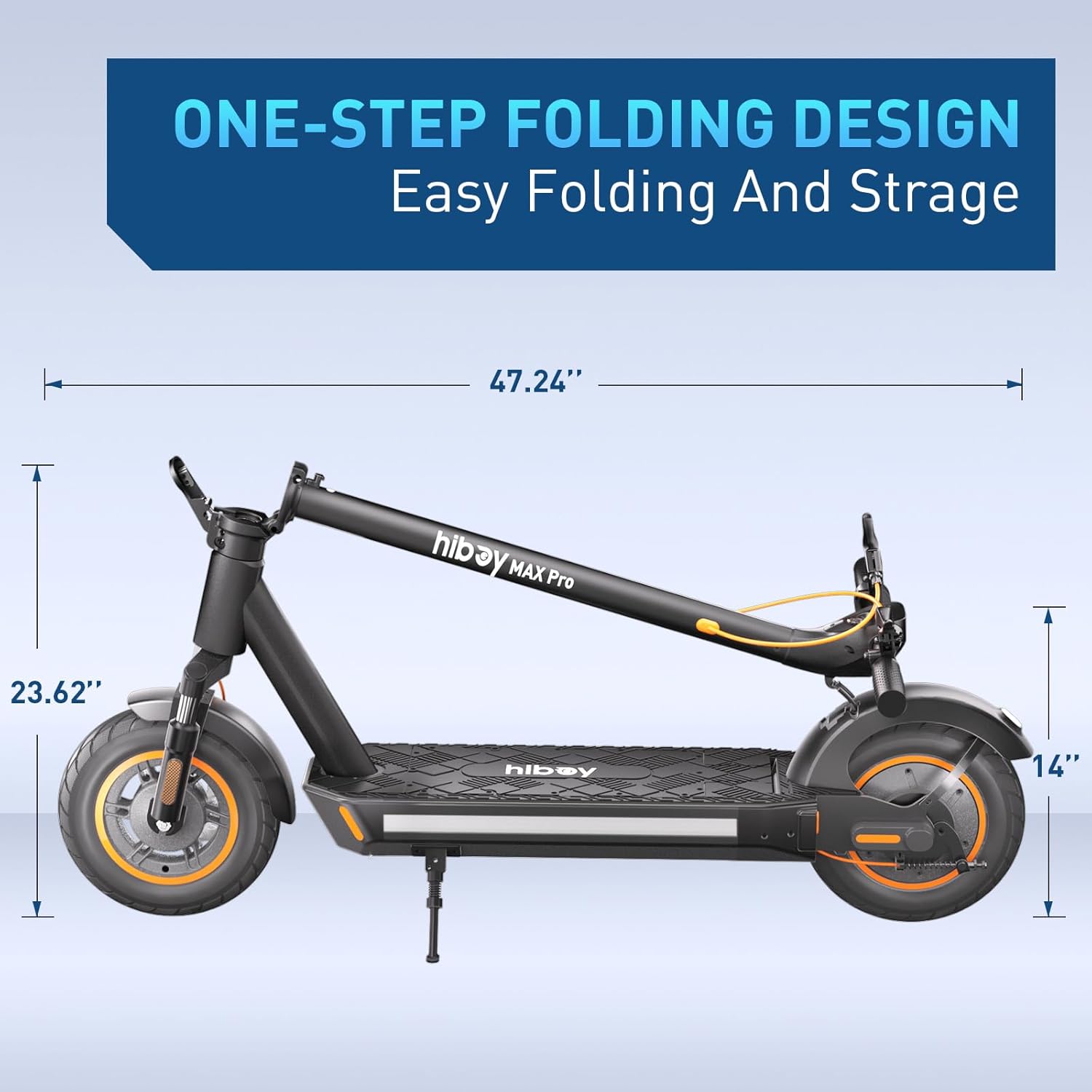 Hiboy S2R Plus/MAX Pro/U2 Pro Electric Scooter, 500W–810W Peak Motor, 19–22 MPH, 22–46.6 Miles Long Range, Foldable Commuter Electric Scooter for Adults