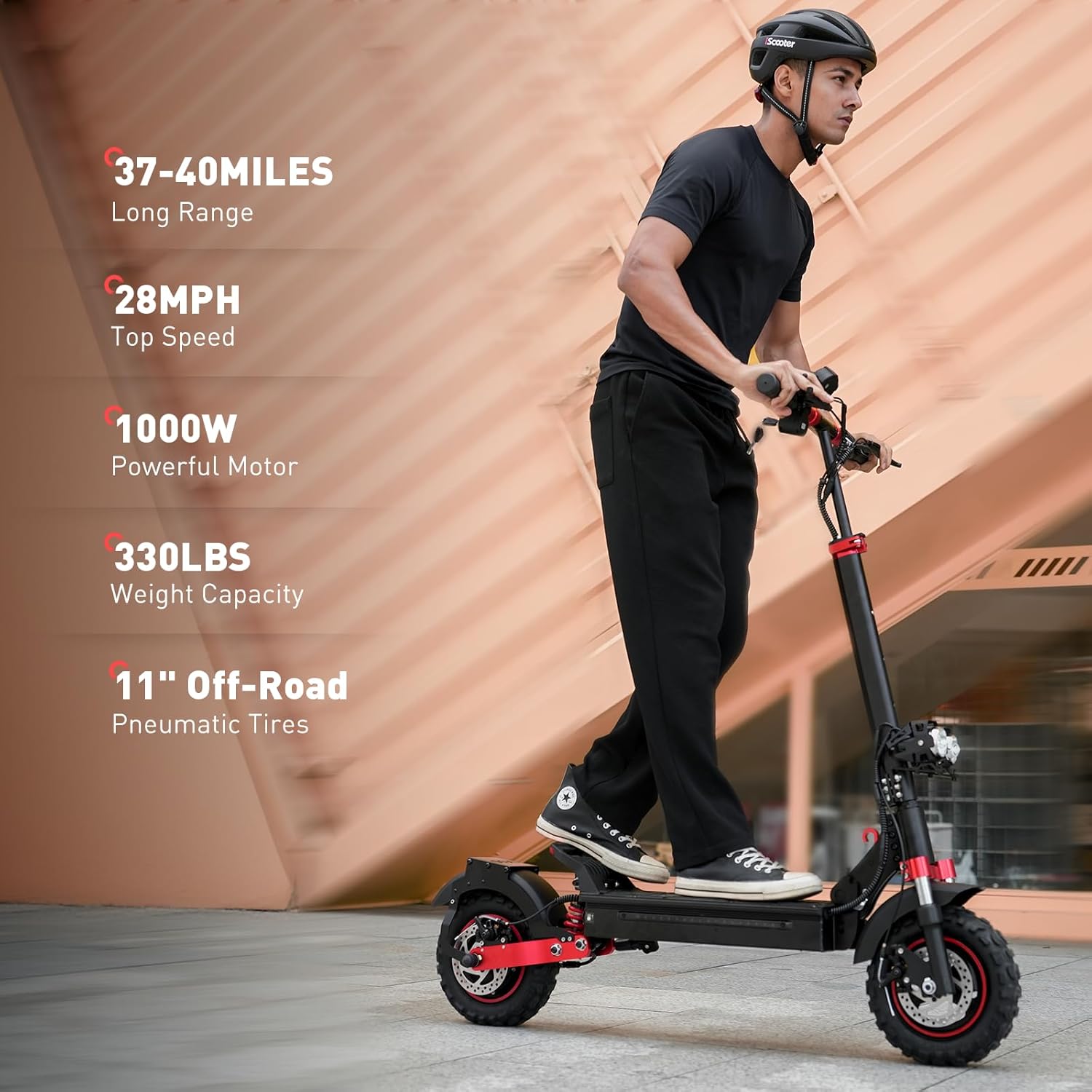 iScooter Electric Scooter Adults, 2000W/1000W Motor Up to 38/28 MPH Top Speed Escooter, 10/11