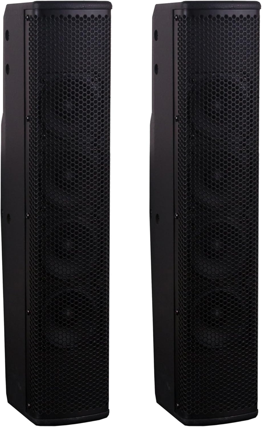MuxLab 500220 Dante Two Column Speakers PoE, 60 Watts
