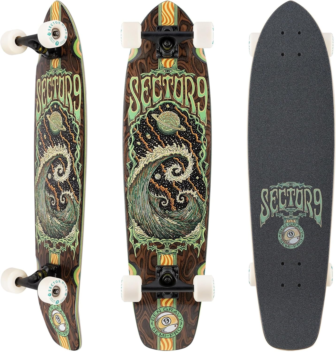 Sector 9 Ben Gravy Cosmos Strand Complete Longboard Skateboard - Factory Direct