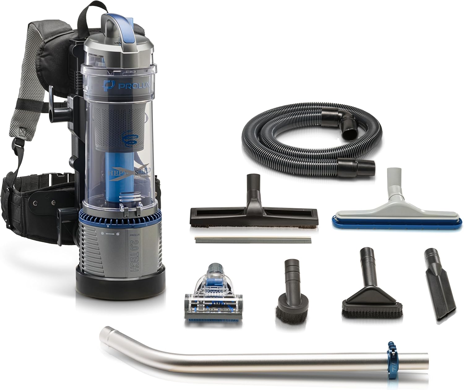 Prolux 2.0 Bagless Backpack HEPA Vacuum - World’s Lightest Model