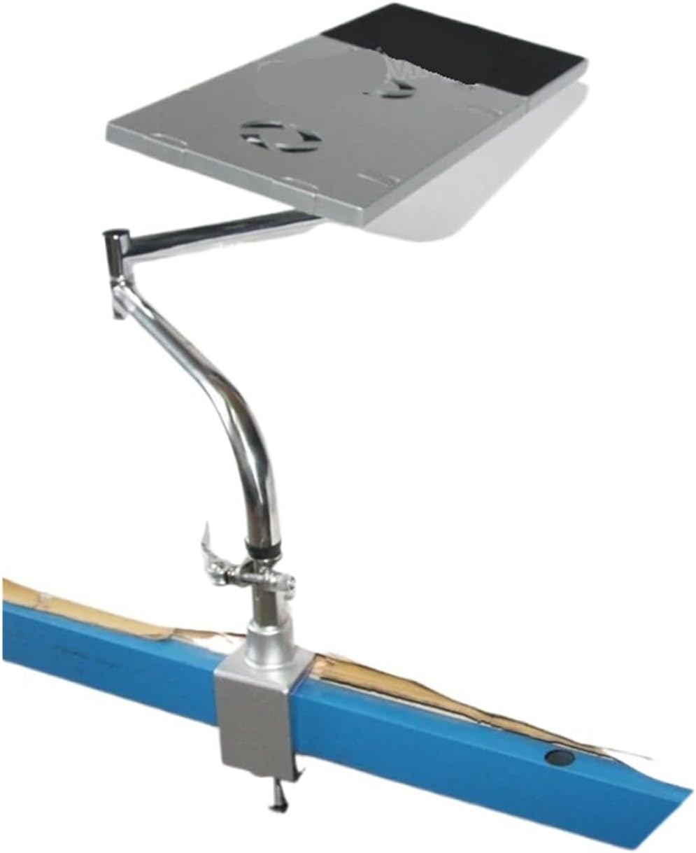 BL-OK051 Bedside Clamp Lazy Laptop Desk with USB Fan Keyboard Stand + Mouse Pad and Mat(Black)