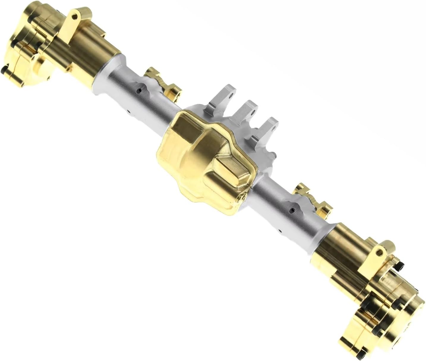 RC Car Parts Compatible with JTY CROSSRC Emo X Emo X2 1/8 RC Car Upgrade Parts Metal Front Rear Axle Housing Axle Cover Steering Cup(Silver)