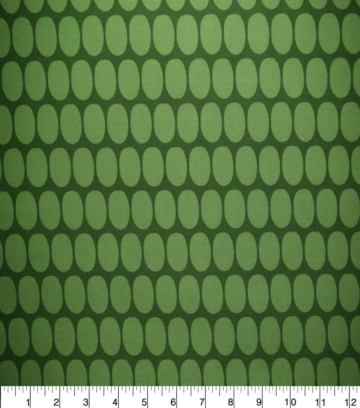 Green Large Dots Quilt Cotton Fabric by Quilter's Showcase