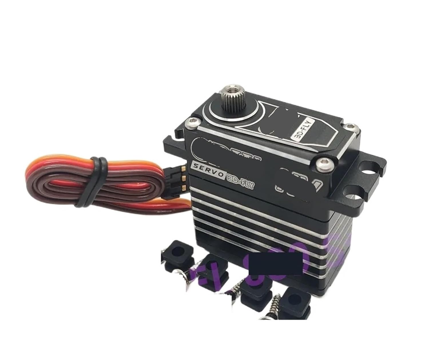 S830M Digital Metal Servo 35KG Suitable for Tracked RC Monster Trucks and Large Fixed-Wing Vehicles(Send 28mm arm x1)