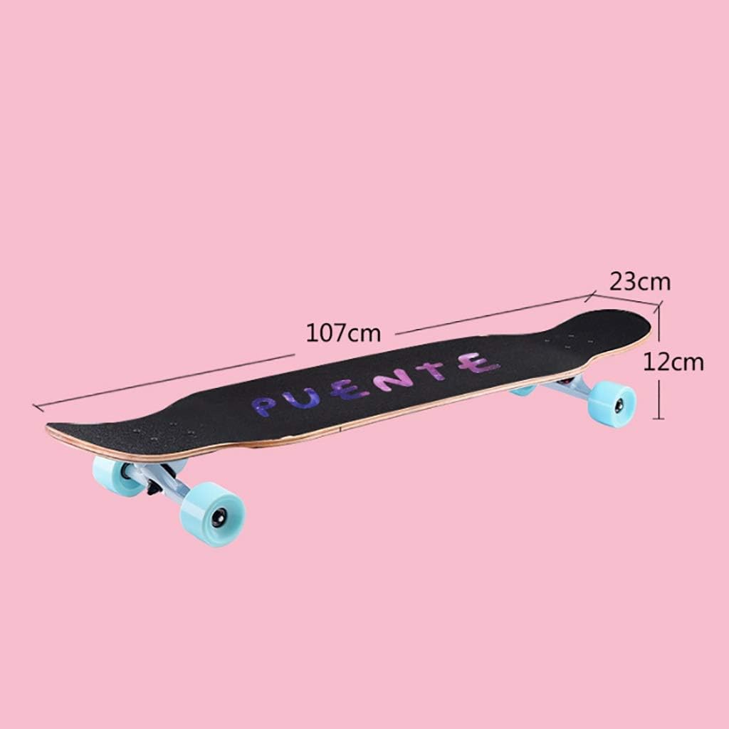 Rff Longboard Skateboard Four-Wheeled Adult Brush Street Boys and Girl Beginner Professional Dance Board Youth Scooter Load-Bearing 250KG
