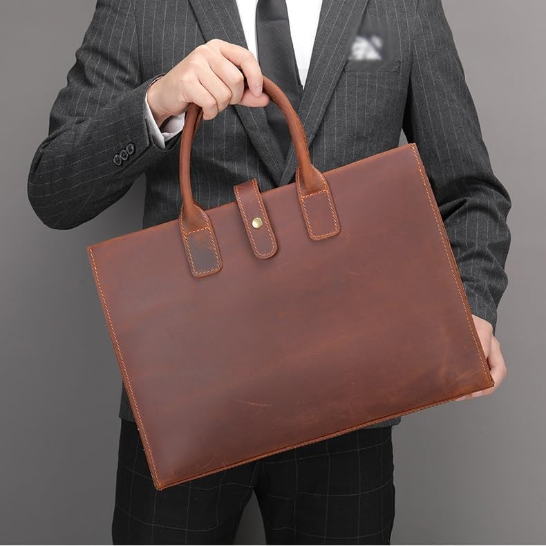 Briefcase Business Document Storage Bag Laptop Protection Handbag Material Organize Pouch Accessories