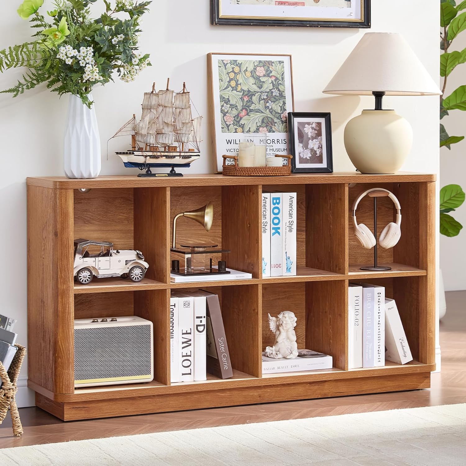 Joaxswe 8 Cube Storage Book Shelf, 52