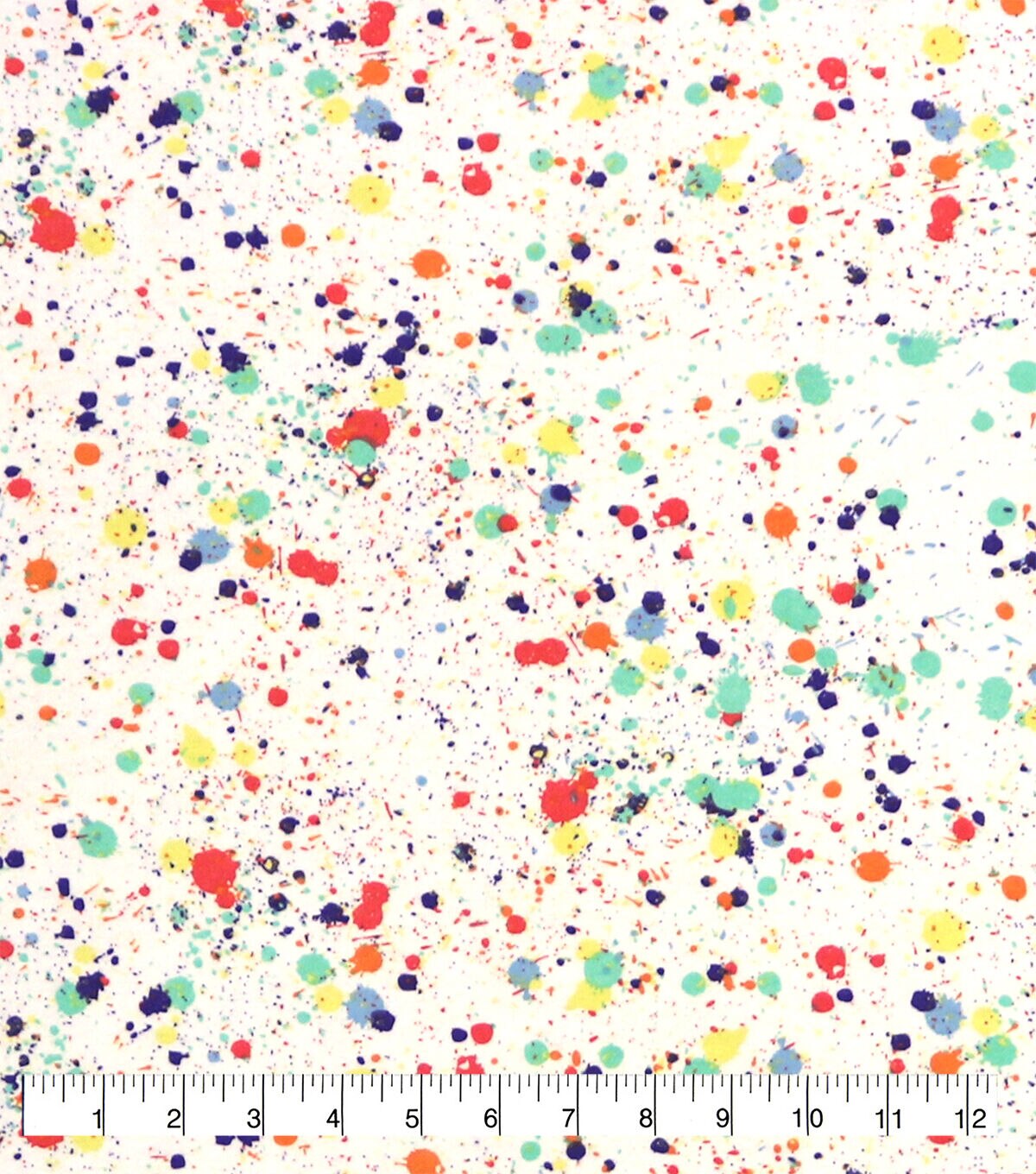 Paint Splatter Super Snuggle Flannel Fabric