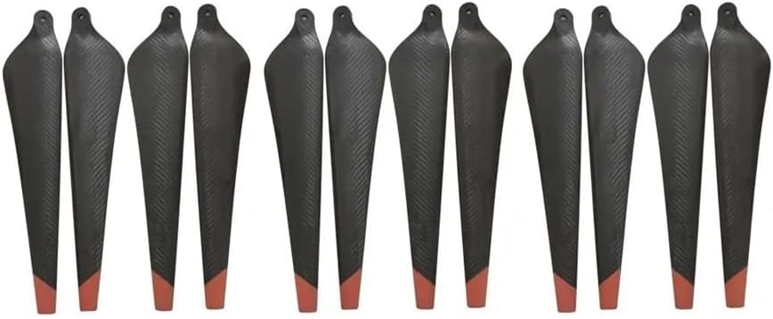 Compatible with T30 3820s Carbon Propeller Folding Propeller Compatible with T30 CW/CCW Agricultural Multi-Rotor Drone Repair Parts Universal(Props A 12pcs)
