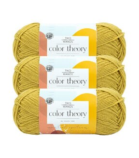 Lion Brand Color Theory 246yds Worsted Acrylic Yarn 3 Bundle
