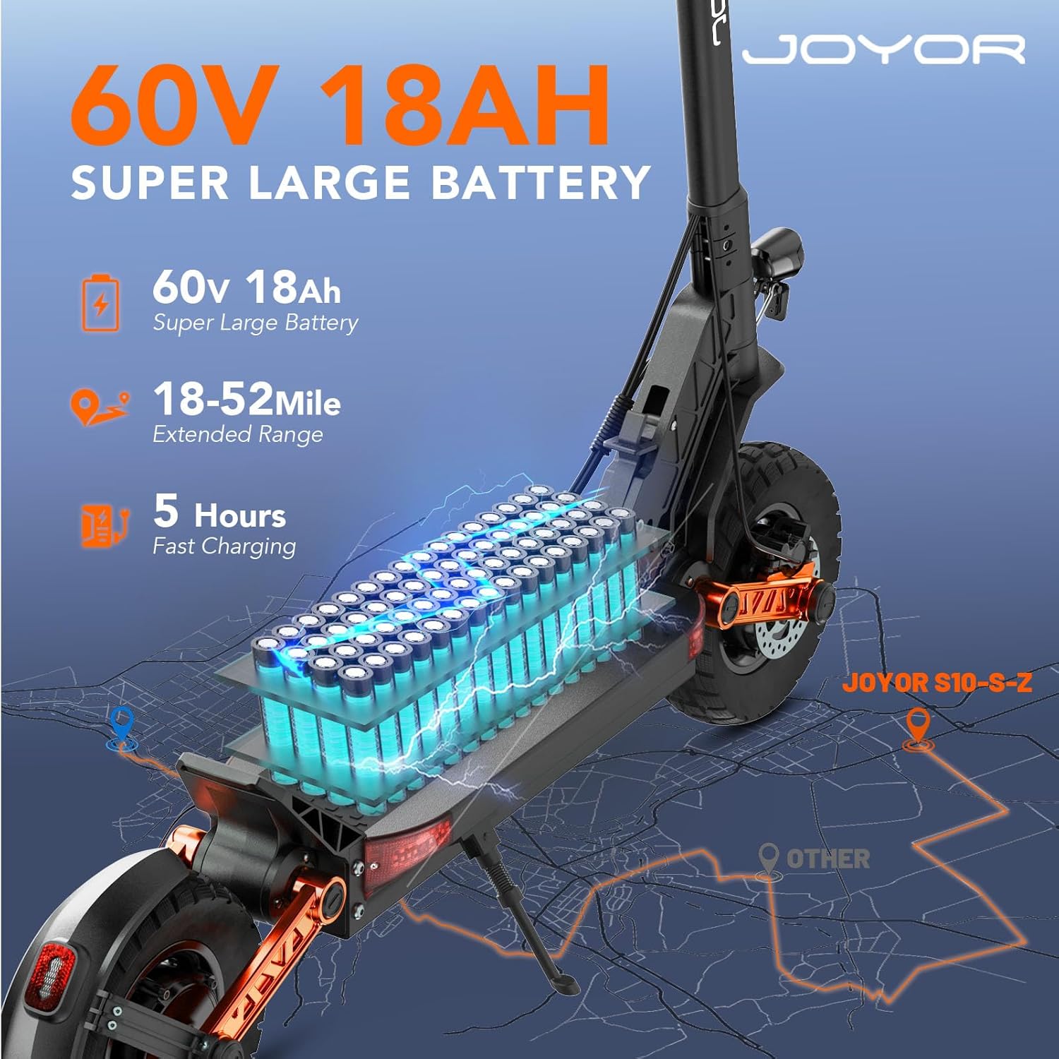S10 Electric Scooter for Adult,1000W*2 Dual Motor, 40 MPH Top Speed & 46 Miles Range, 10