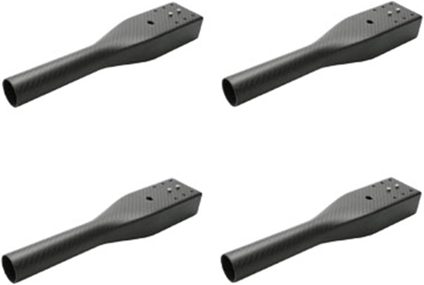 4PCS Carbon Fiber Short Arm Shaped Type 40mm 50mm Pipe Connection Clip Tube Clamp for RC Multi-rotor Plant Agriculture UAV Drone(50mm)