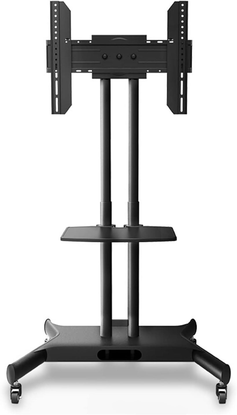 Mobile TV Cart Swivel TV Floor Stand Mount Home Display TV Trolley for 32-65