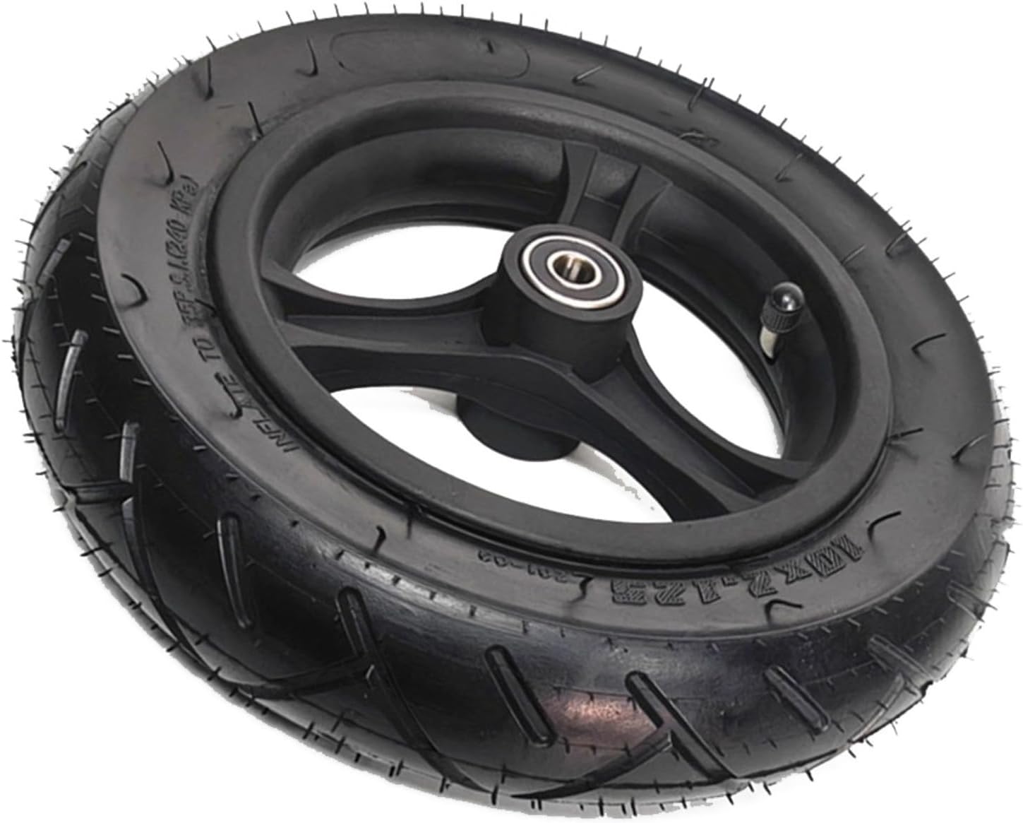 10 Inch Solid Tyres for Scooters - Puncture-Proof Replacement Rubber Wheels, Durable & Easy Installation
