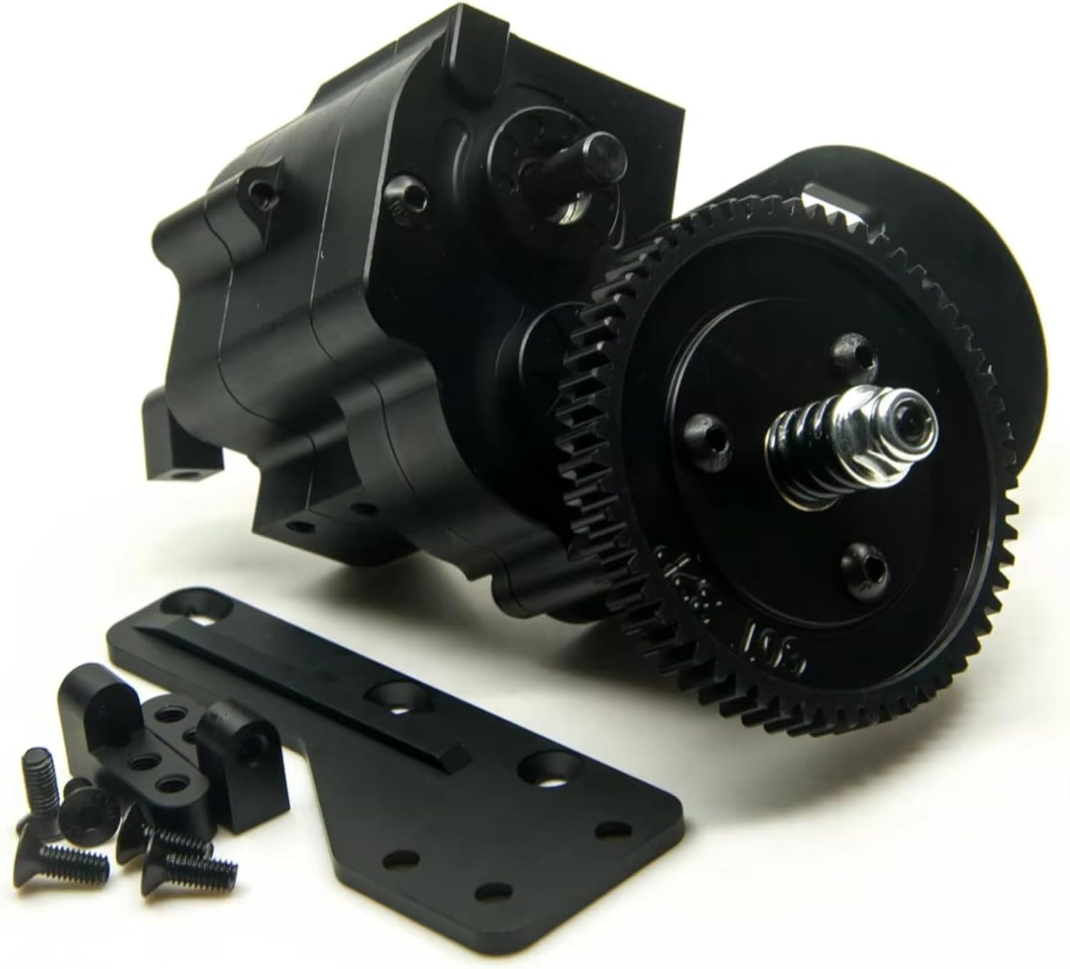 RC Gearboxes For AXIAL For SCX10 1/10 Metal Alloy 2 Speed Gearbox Transmission Gear Box RC Crawler Model Car Upgrade Parts(Gearbox)