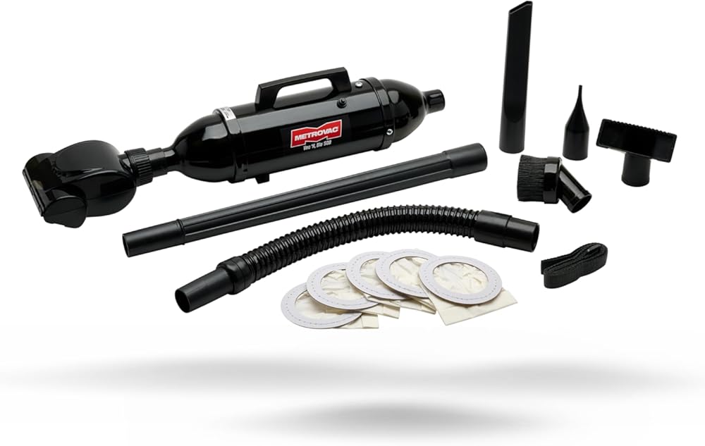 METROVAC VM12500T Vac N' Blo 500W Hand Vacuum & Blower, 120V, Powerful, Lightweight, All-Steel Construction, Dry Pickup, 60